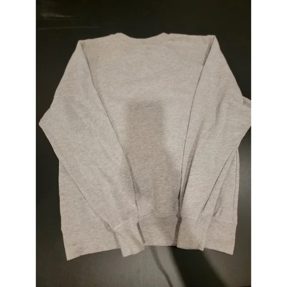 Disney Mickey Mouse More Love Gray Fleece Sweatshirt Kids Size XS 4/5 Pullover - Picture 2 of 5